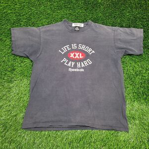 Vintage Reebok Above-The -Rim Shirt XL 23x27 Faded-Black